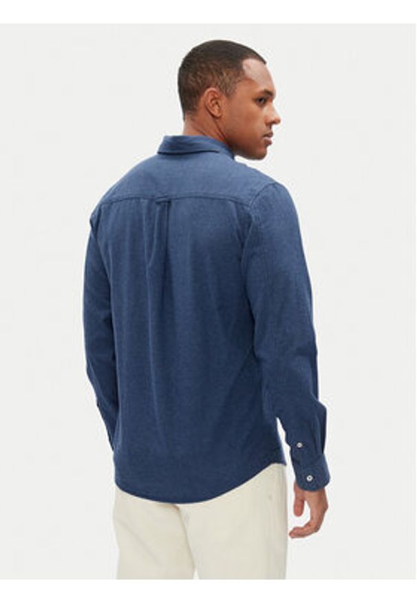 Pepe Jeans Koszula Aaron PM308804 Niebieski Regular Fit. Kolor: niebieski. Materiał: bawełna