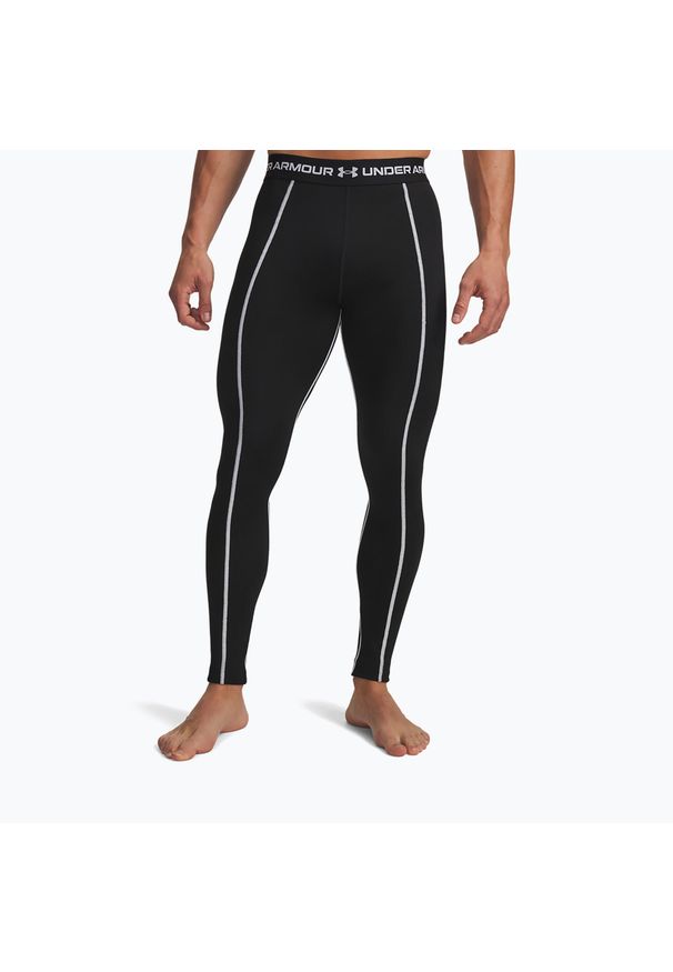 Legginsy Under Armour Cold Weather Grid. Kolor: czarny. Sport: fitness