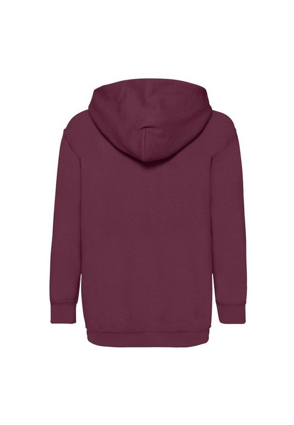 FRUIT OF THE LOOM - Bluza Z Kapturem Dla Dzieci. Typ kołnierza: kaptur. Kolor: czerwony, wielokolorowy, brązowy