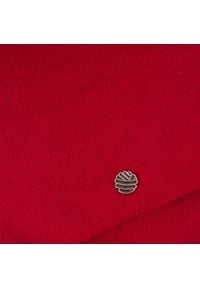Czapka damska PaMaMi - Czerwony. Kolor: czerwony. Materiał: akryl. Wzór: gładki, ze splotem. Sezon: zima, jesień. Styl: klasyczny #2
