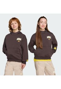 Adidas - Dziecięca bluza z kapturem adidas The Simpsons. Typ kołnierza: kaptur. Kolor: brązowy. Materiał: polar