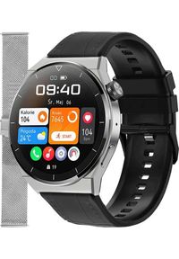 Smartwatch Enter SAT.111.234.1411-SET Czarny. Rodzaj zegarka: smartwatch. Kolor: czarny