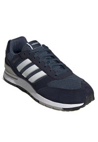 Adidas - Buty adidas Run 80s GV7303 Navy. Kolor: niebieski. Materiał: skóra. Sport: bieganie