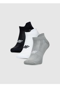 4f - 4F Skarpetki treningowe przed kostkę (3-pack) męskie - multikolor 39-42. Kolor: wielokolorowy. Materiał: materiał, elastan, włókno, syntetyk. Sport: kolarstwo, fitness