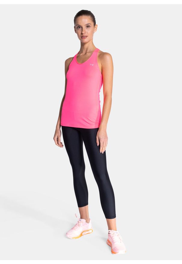 Top Under Armour Racer Tank (1328962-653). Kolor: różowy. Materiał: poliester, materiał. Sezon: wiosna, lato