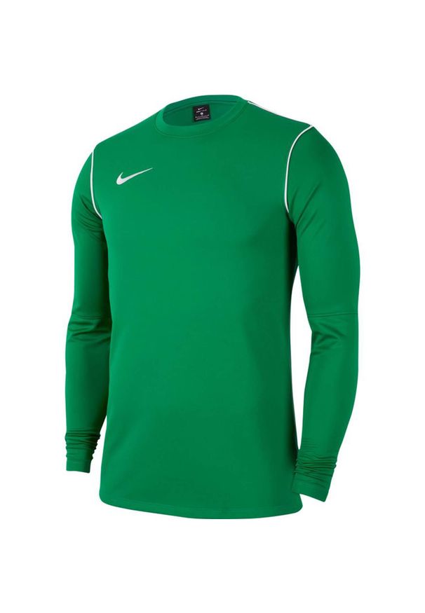 Bluza treningowa chłopięca Nike JR Park 20 Crew. Kolor: wielokolorowy, biały, zielony. Materiał: poliester. Sport: piłka nożna
