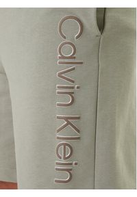 Calvin Klein Szorty sportowe LV04LF240G Beżowy Regular Fit. Kolor: beżowy. Materiał: bawełna. Styl: sportowy #5