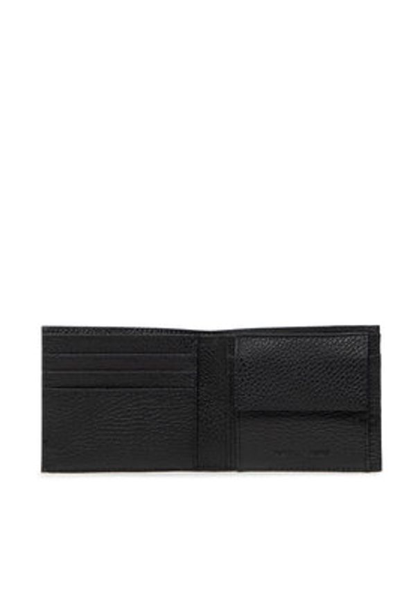 Emporio Armani Mały Portfel Męski Y4R167 Y068E 80001 Czarny. Kolor: czarny. Materiał: skóra