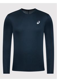 Asics Longsleeve Core Ls 2011C340 Granatowy Regular Fit. Kolor: niebieski. Materiał: syntetyk. Długość rękawa: długi rękaw