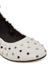 MICHAEL Michael Kors Baleriny Amy 40S5AYFP1L Biały. Kolor: biały. Materiał: skóra #2