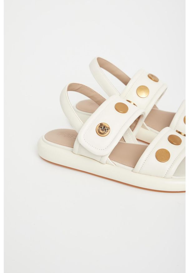Pinko - Sandały damskie skórzane PINKO. Materiał: skóra