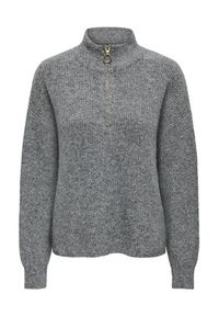 only - ONLY Sweter Tokyo 15317865 Szary Standard Fit. Kolor: szary. Materiał: syntetyk #3