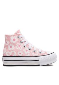 Converse Trampki Chuck Taylor All Star Lift Platform Floral Embroidery A06325C Różowy. Kolor: różowy