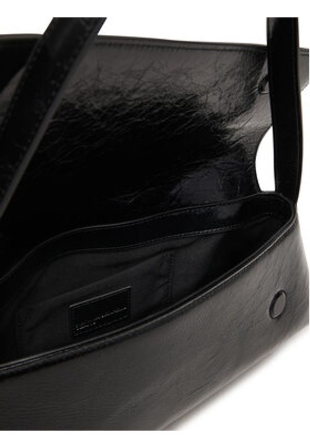 Karl Lagerfeld Jeans Torebka B2W30130 Czarny. Kolor: czarny. Materiał: skórzane