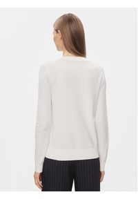TOMMY HILFIGER - Tommy Hilfiger Sweter WW0WW42049 Biały Regular Fit. Kolor: biały. Materiał: syntetyk #4