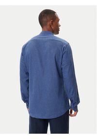 Karl Lagerfeld - KARL LAGERFELD Koszula 605035 552627 Granatowy Regular Fit. Typ kołnierza: dekolt w karo. Kolor: niebieski. Materiał: bawełna #4
