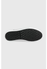 Karl Lagerfeld trampki KAMPUS MAX damskie kolor biały. Nosek buta: okrągły. Zapięcie: sznurówki. Kolor: biały. Materiał: guma. Szerokość cholewki: normalna