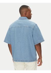 Calvin Klein Jeans Koszula jeansowa Bowler J30J327512 Niebieski Relaxed Fit. Kolor: niebieski. Materiał: bawełna