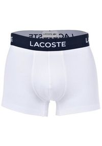 Lacoste Komplet 5 par bokserek 5H1292 Biały. Kolor: biały. Materiał: bawełna