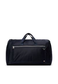 TOMMY HILFIGER - Tommy Hilfiger Torba podróżna Th Garment AM0AM14109 Granatowy. Kolor: niebieski. Materiał: materiał #1