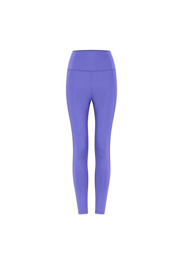 GIRLFRIEND COLLECTIVE - Damskie Legginsy Kompresyjne Z Wysokim Stanem 7/8. Stan: podwyższony. Kolor: fioletowy