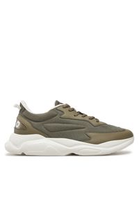 Hugo - HUGO Sneakersy Leon 50536960 10254074 01 Khaki. Kolor: brązowy. Materiał: materiał