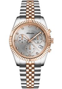 Zegarek damski Adriatica A3809.R1R7CH CYRKONIE srebrny. Kolor: srebrny #1