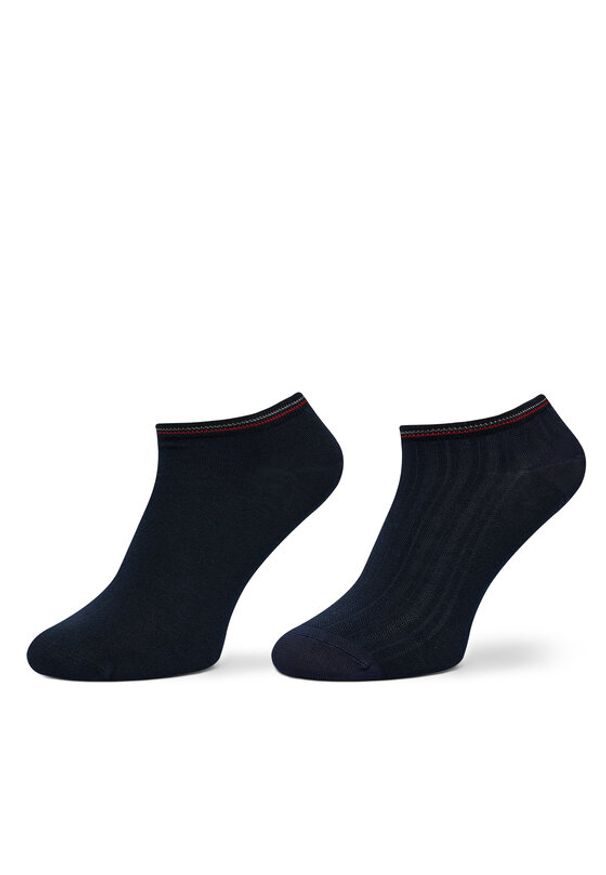 TOMMY HILFIGER - Tommy Hilfiger Skarpety krótkie 701233234 Granatowy. Kolor: niebieski. Materiał: wiskoza