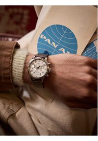Timex Zegarek Timex x Pan Am® Waterbury Ace Chronograph TW2Y38700 Brązowy. Kolor: brązowy #4