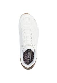 skechers - Adidasy Skechers Uno-jungle Nite, Kobiety. Kolor: biały. Materiał: skóra ekologiczna, materiał. Sport: fitness