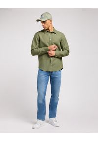 Lee - LEE PATCH SHIRT MĘSKA KOSZULA ELEGANCKA LOGO OLIVE GROVE 112350072 LL37045022. Styl: elegancki #5