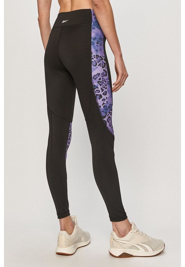 Reebok - Legginsy. Stan: podwyższony. Kolor: czarny