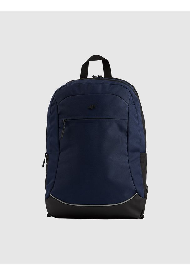 4f - 4F Plecak miejski (20 L) z kieszenią na laptop - granatowy Uniwersalny. Kolor: niebieski. Materiał: syntetyk, materiał. Styl: casual