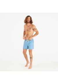 Spodenki surfingowe męskie Quiksilver Behind Waves krótkie 15". Kolor: niebieski. Materiał: poliester. Długość: krótkie