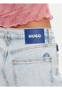 Hugo - HUGO Jeansy Noe 50520613 Błękitny Mom Fit. Kolor: niebieski #4