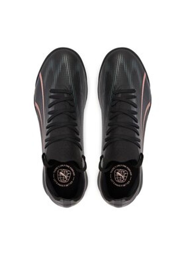 Puma Buty do piłki nożnej Ultra Match Tt 10775702 02 Czarny. Kolor: czarny. Materiał: skóra