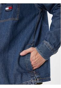 Tommy Jeans Koszula jeansowa Classic DM0DM16598 Granatowy Overshirt Fit. Kolor: niebieski. Materiał: bawełna