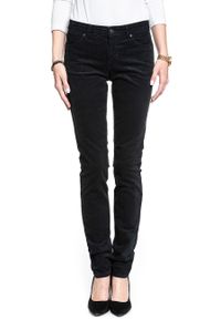 Wrangler - WRANGLER SLIM DARK NAVY W28LEK18R. Wzór: jednolity