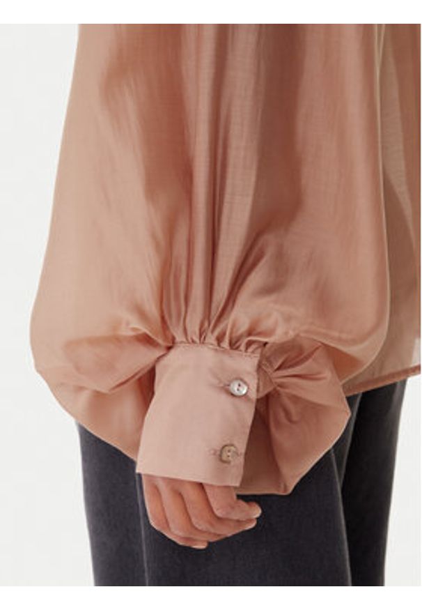 ViCOLO Bluzka TF0314 Brązowy Regular Fit. Kolor: brązowy. Materiał: syntetyk