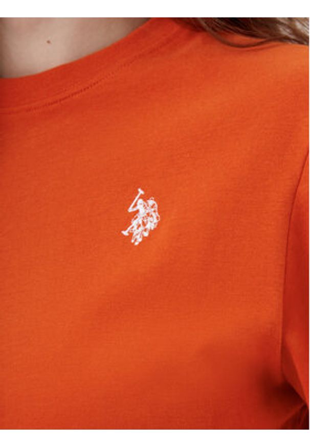 U.S. Polo Assn. Bluzka WUP0785 Pomarańczowy Regular Fit. Typ kołnierza: polo. Kolor: pomarańczowy. Materiał: bawełna