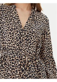 Vero Moda Sukienka codzienna Melba 10329936 Brązowy Loose Fit. Okazja: na co dzień. Kolor: brązowy. Materiał: wiskoza. Typ sukienki: proste. Styl: casual #3