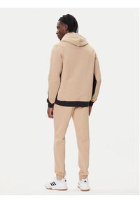 Adidas - adidas Dres Fleece Colorblock KB5265 Beżowy Regular Fit. Kolor: beżowy. Materiał: bawełna #3