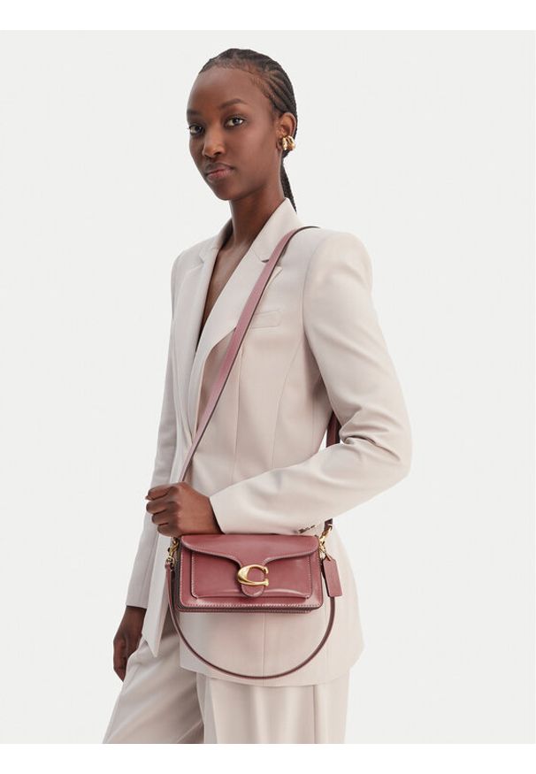 Coach Torebka CW632 Różowy. Kolor: różowy. Materiał: skórzane