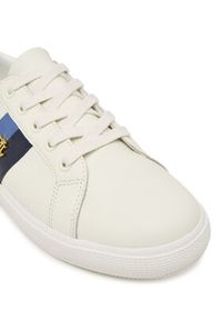 Lauren Ralph Lauren - LAUREN RALPH LAUREN Sneakersy Janson II 802925365009 Biały. Kolor: biały. Materiał: skóra #5