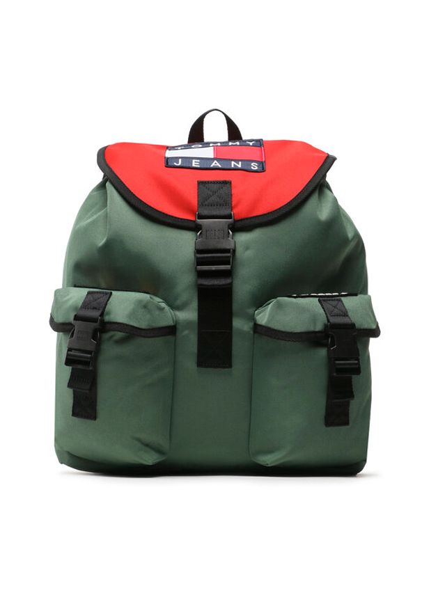 Tommy Jeans Plecak Tjm Heritage Archive Backpack AM0AM11161 Zielony. Kolor: zielony. Materiał: materiał