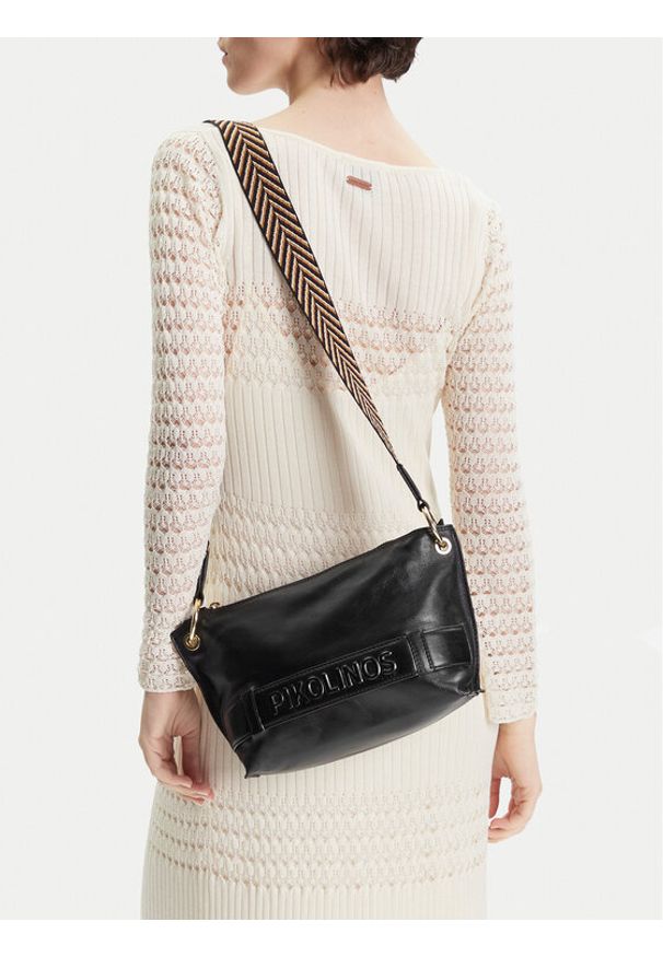 Pikolinos Torebka Wha-1110C2 Czarny. Kolor: czarny. Materiał: skórzane