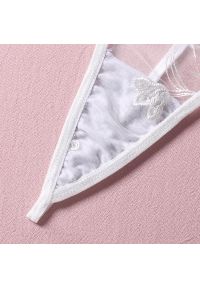 Intica - Komplet bielizny z gorsetowym biustonoszem i koronkowymi detalami Sinela. Kolor: biały. Materiał: koronka #3