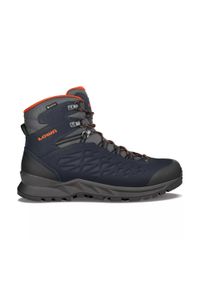 Buty trekkingowe męskie Lowa EXPLORER 2 GTX MID. Kolor: niebieski, wielokolorowy, pomarańczowy #1