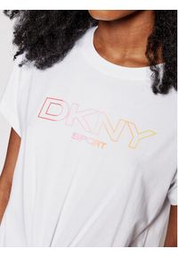 DKNY Sport T-Shirt DP1T8020 Biały Regular Fit. Kolor: biały. Materiał: bawełna. Styl: sportowy