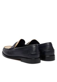 TOMMY HILFIGER - Tommy Hilfiger Mokasyny Penny Crust FM0FM05836 Granatowy. Kolor: niebieski. Materiał: skóra #2